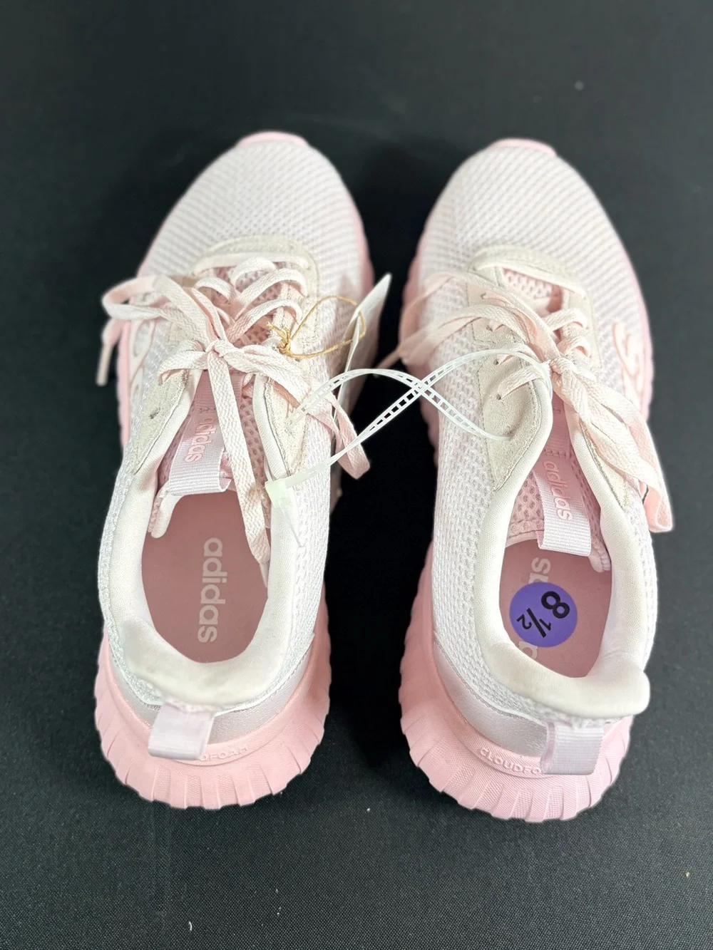 adidas Kids Pink Mesh Lightweight Sneakers